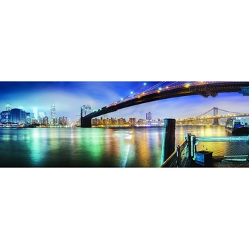 Puzzle Anatolian - The Brooklyn Bridge, 1000 piese, panoramic (3185) Puzzle Anatolian - The Brooklyn Bridge, 1000 piese, panoramic (3185)