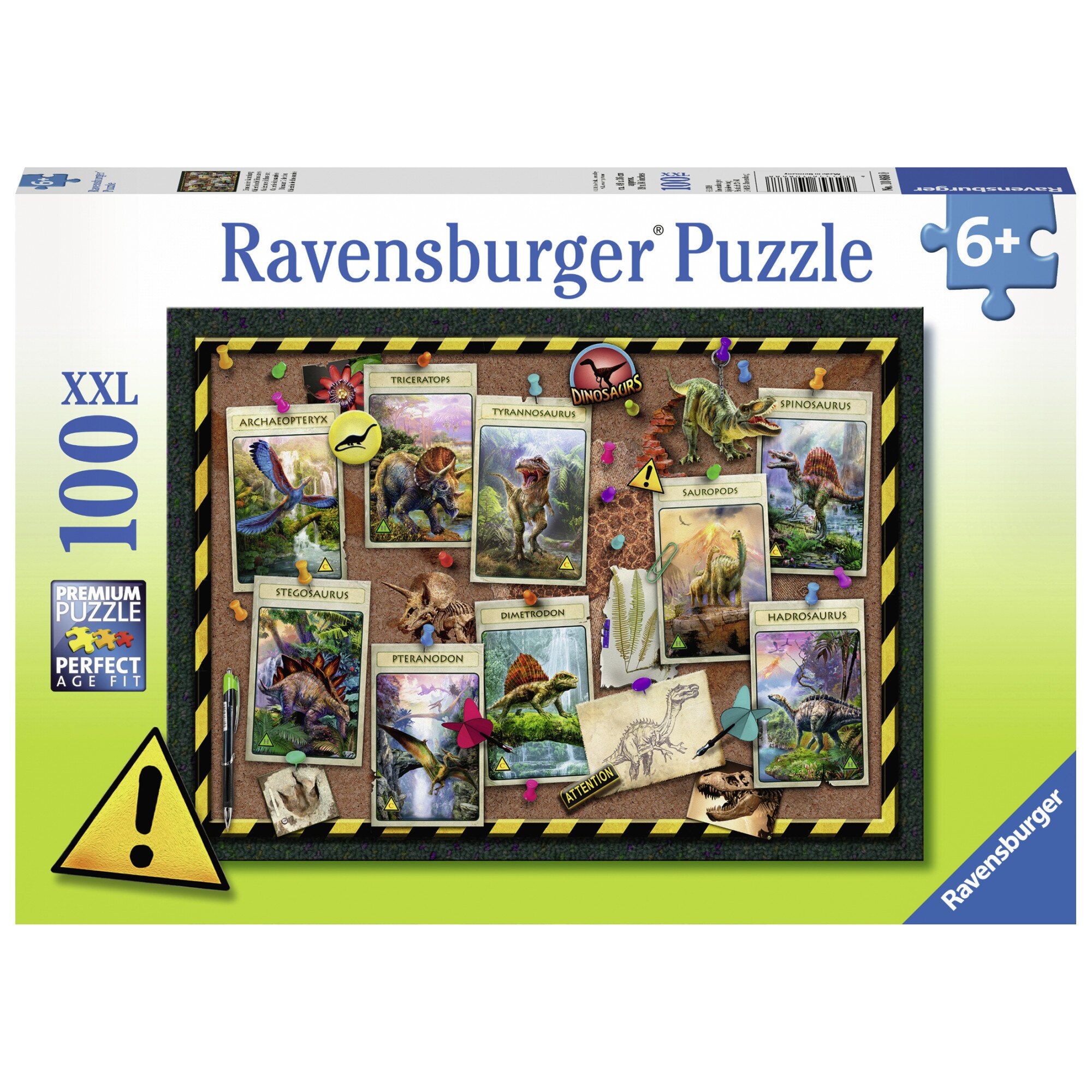 Puzzle Ravensburger - Dinozaur, 100 piese (10868)
