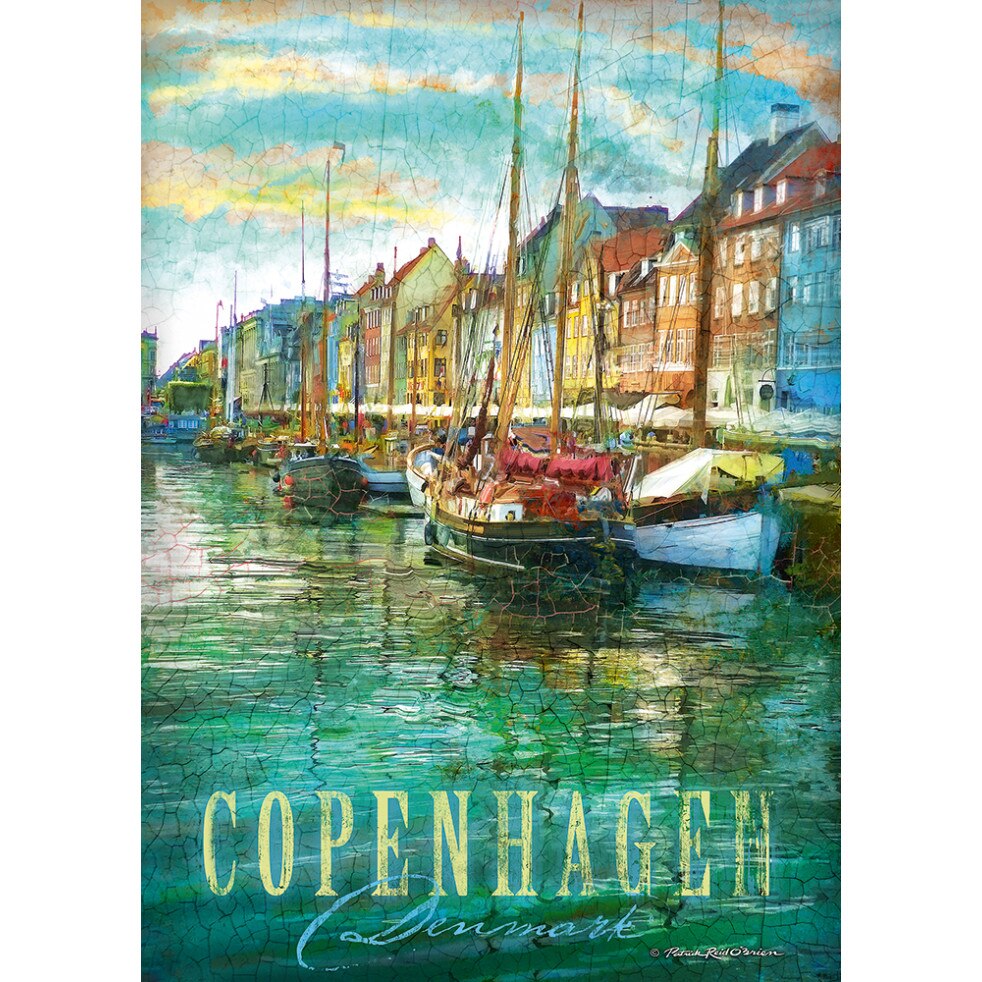 Puzzle Schmidt - Patrick Reid O'Brien: Copenhagen, 1.000 piese (59583)