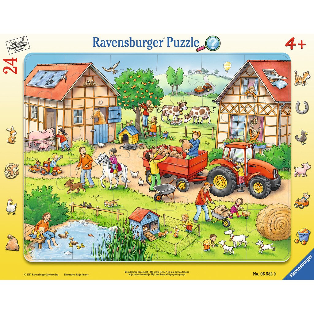 Puzzle Ravensburger - Mica Mea Ferma, 24 piese (06582)