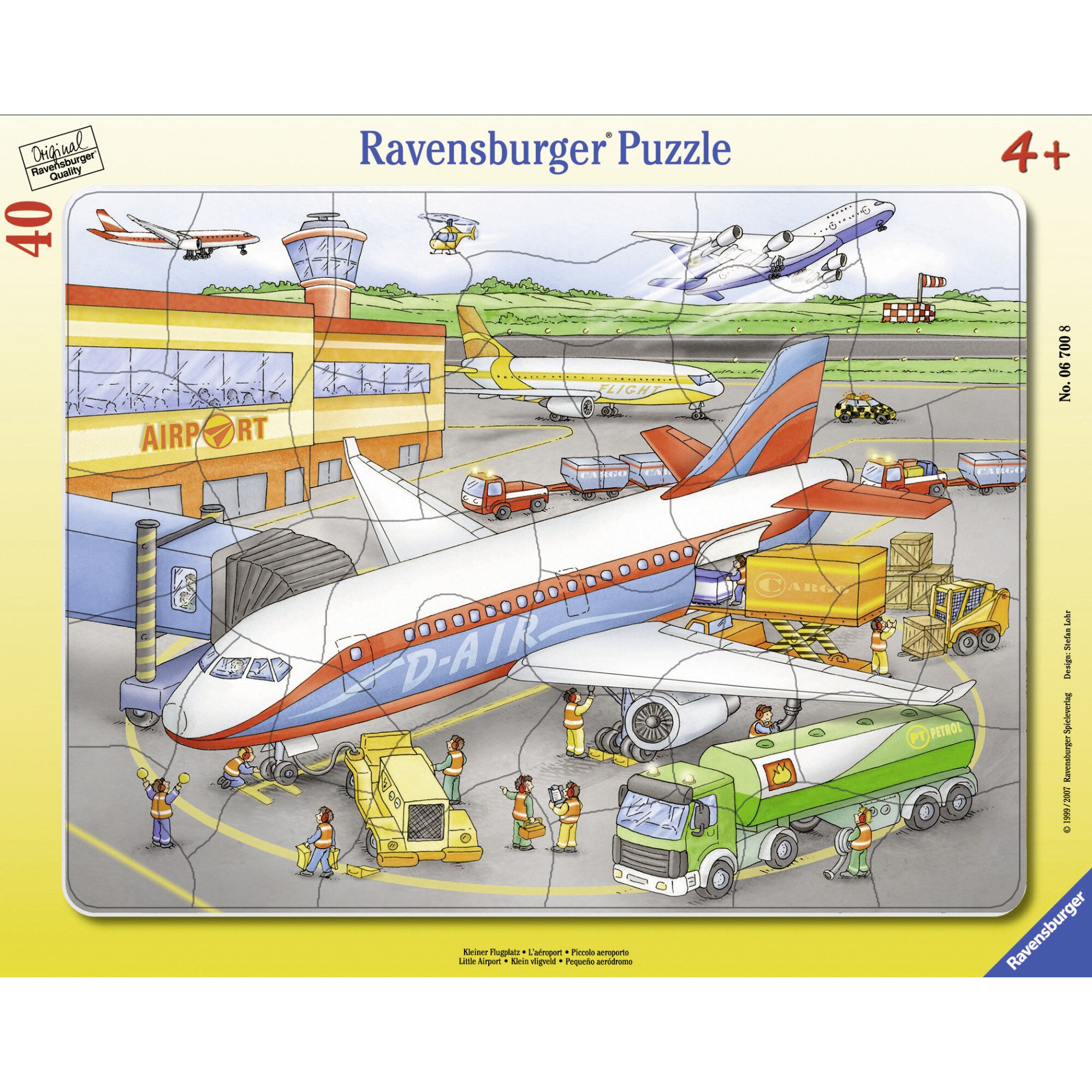 Puzzle Ravensburger - Mic Aeroport, 40 piese (06700)
