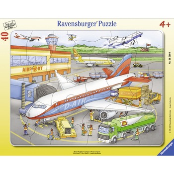 Puzzle Ravensburger - Mic Aeroport, 40 piese (06700) Puzzle Ravensburger - Mic Aeroport, 40 piese (06700)