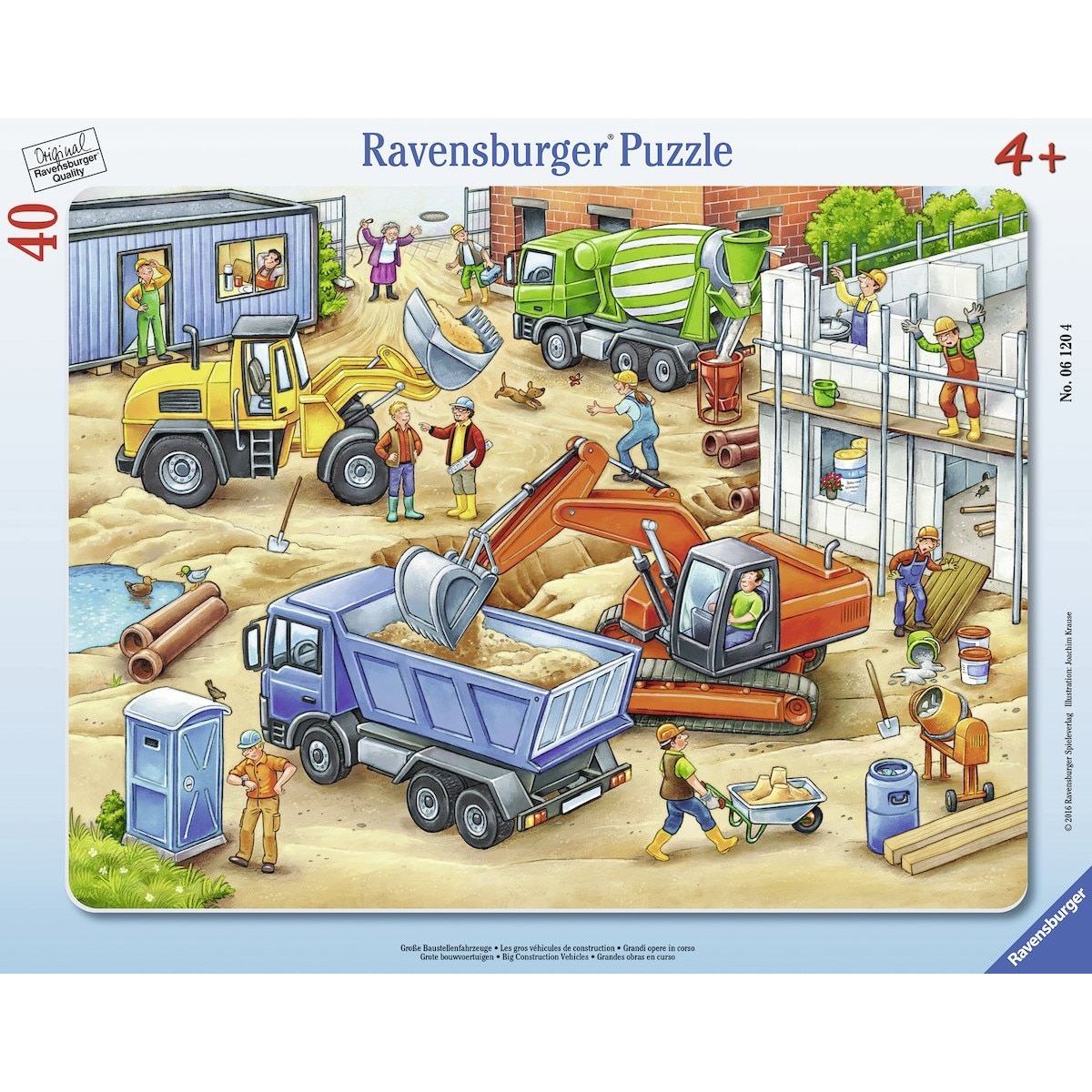 Puzzle Ravensburger - Utilaje, 40 piese (06120)