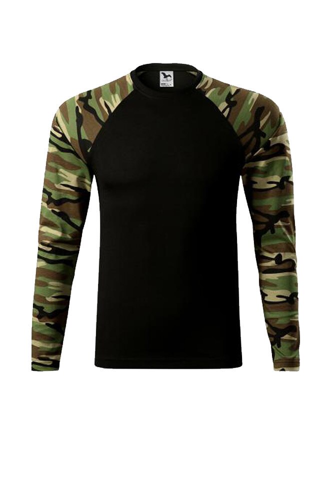 Tricou Malfini Camouflage, Verde