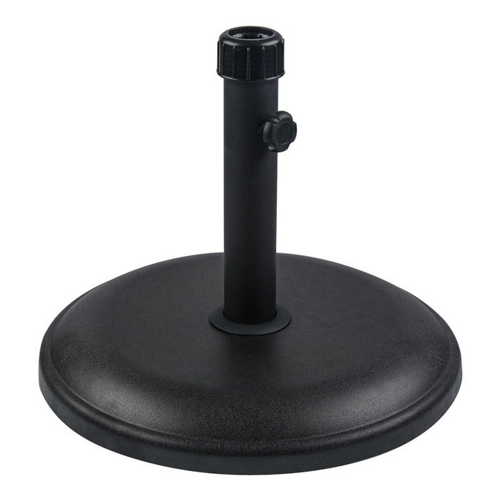 Основа за градински чадър, 40 см, черна