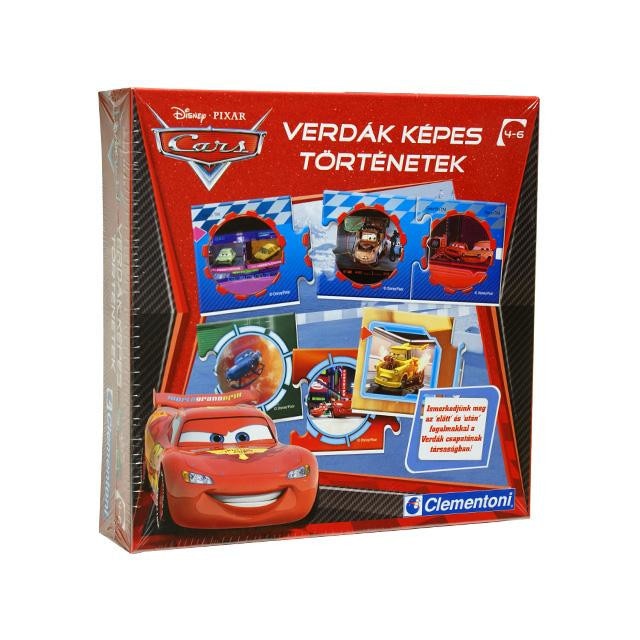 Joc de societate Clementoni Aventuri Cars Puzzle in limba Maghiara