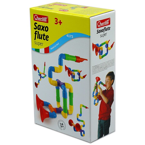 Joc educativ Quercetti Saxo Flute Super 24 de bucati