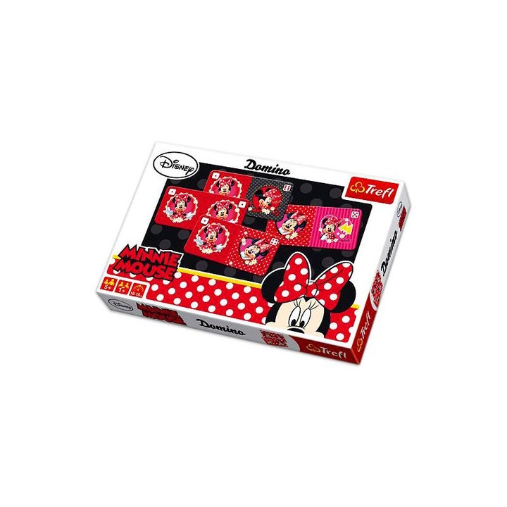 Настолна игра Trefl Domino Мини Маус