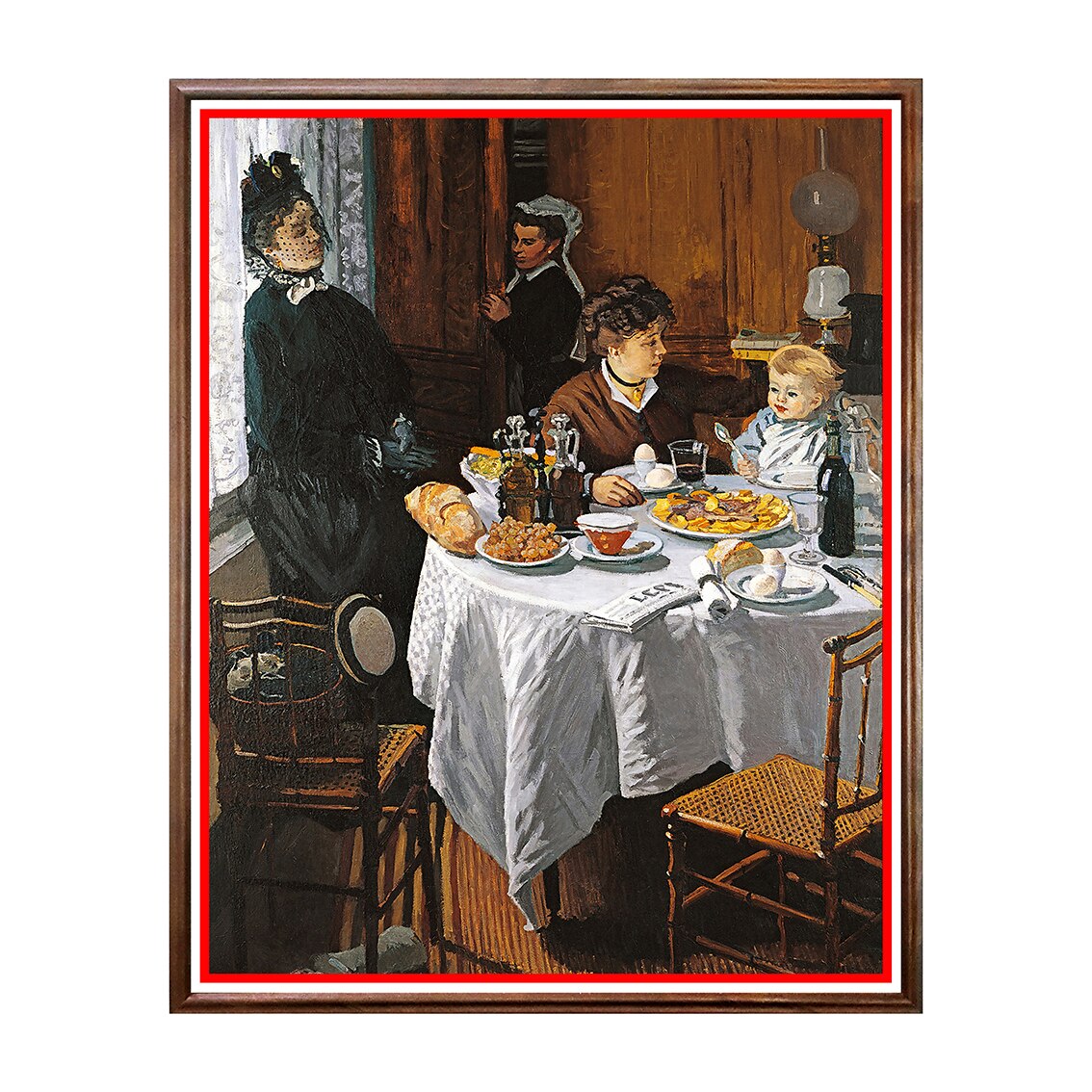 Tablou Poster, Arta Sec. XIX, Claude Monet - The Luncheon - ASN-024, 40 x 50 cm