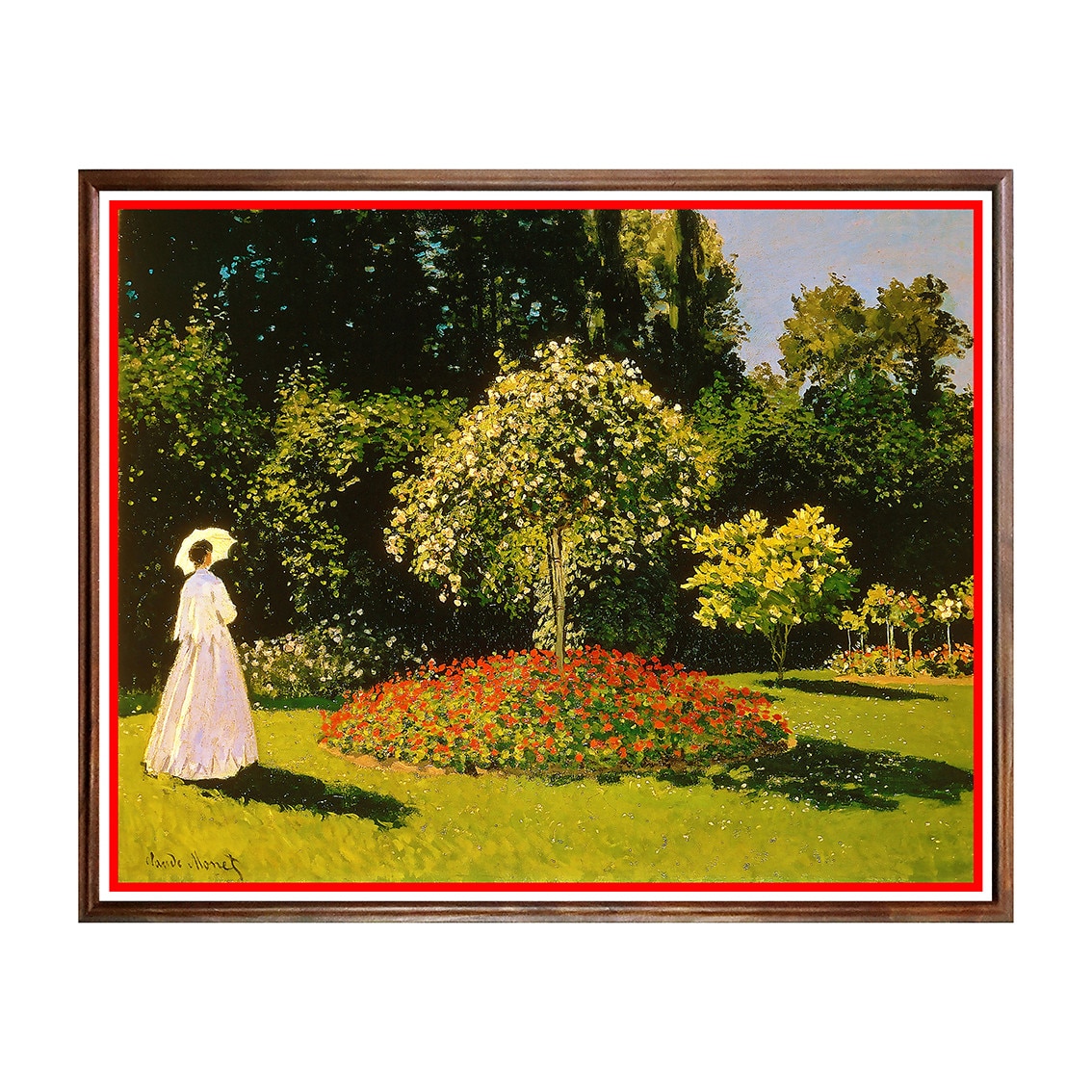 Tablou Poster, Arta Sec. XIX, Claude Monet - Woman in a Garden - ASN-026, 40 x 50 cm
