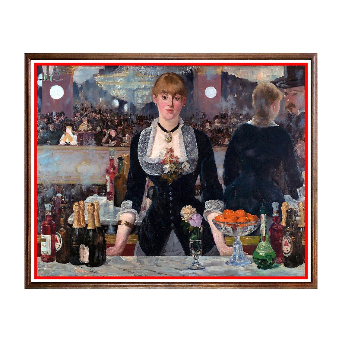 Tablou Poster, Arta Sec. XIX, Edouard Manet - A Bar at the Folies-Bergère - ASN-030, 40 x 50 cm.jpg