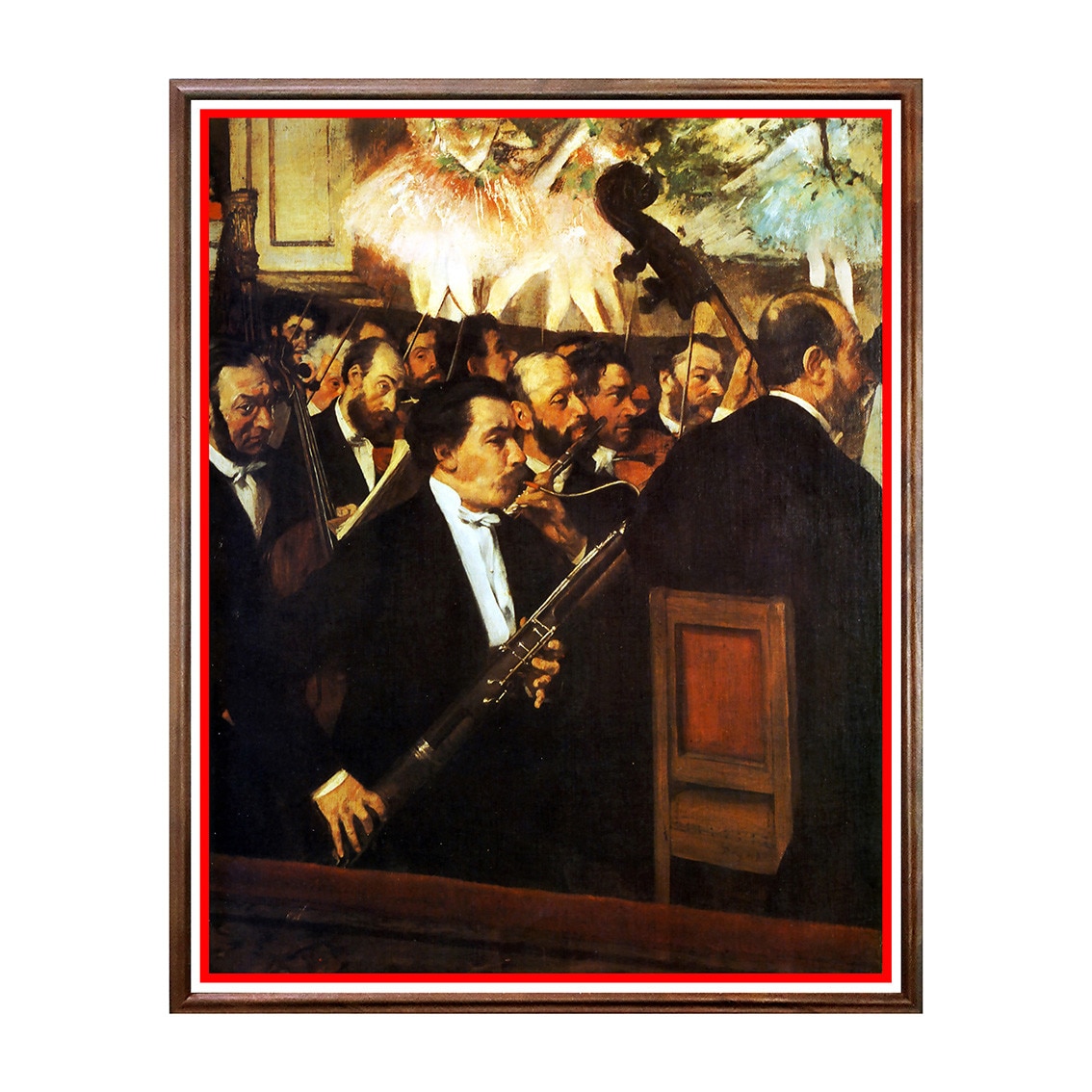 Tablou Poster, Arta Sec. XIX, Edgar Degas - Orchestra of the Opera - ASN-029, 40 x 50 cm