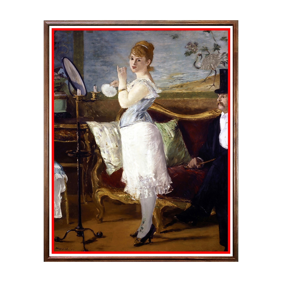 Tablou Poster, Arta Sec. XIX, Edouard Manet - Nana - ASN-037, 40 x 50 cm