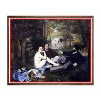 tablou poster arta sec xix edouard manet - le djeuner sur l039herbe - asn-036 40 x 50 cm imagen 4_0_
0