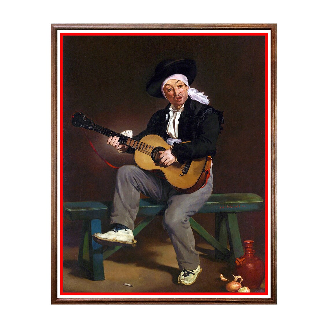 Tablou Poster, Arta Sec. XIX, Edouard Manet - The Spanish Singer - ASN-039, 40 x 50 cm