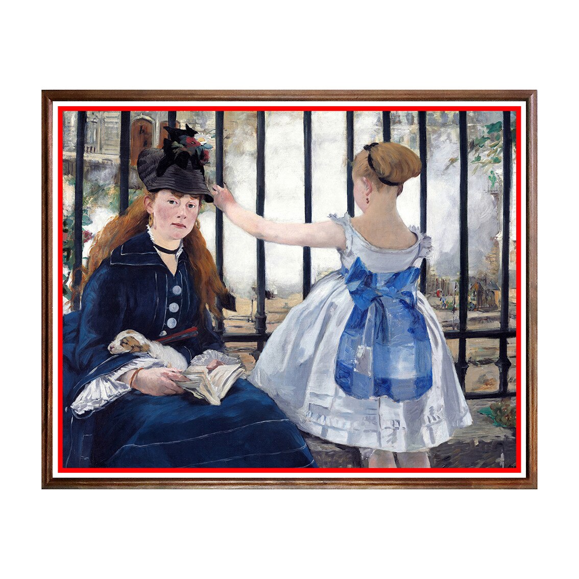 Tablou Poster, Arta Sec. XIX, Edouard Manet - The Railway - ASN-038, 40 x 50 cm