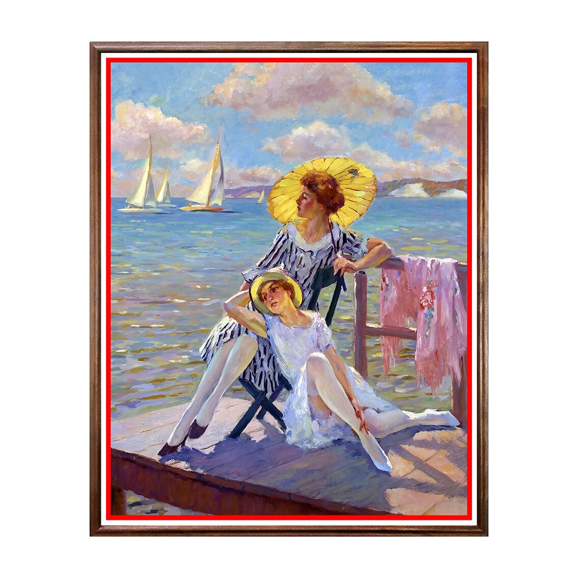 Tablou Poster, Arta Sec. XIX, Edward Cucuel - In the Sun - ASN-046, 40 x 50 cm
