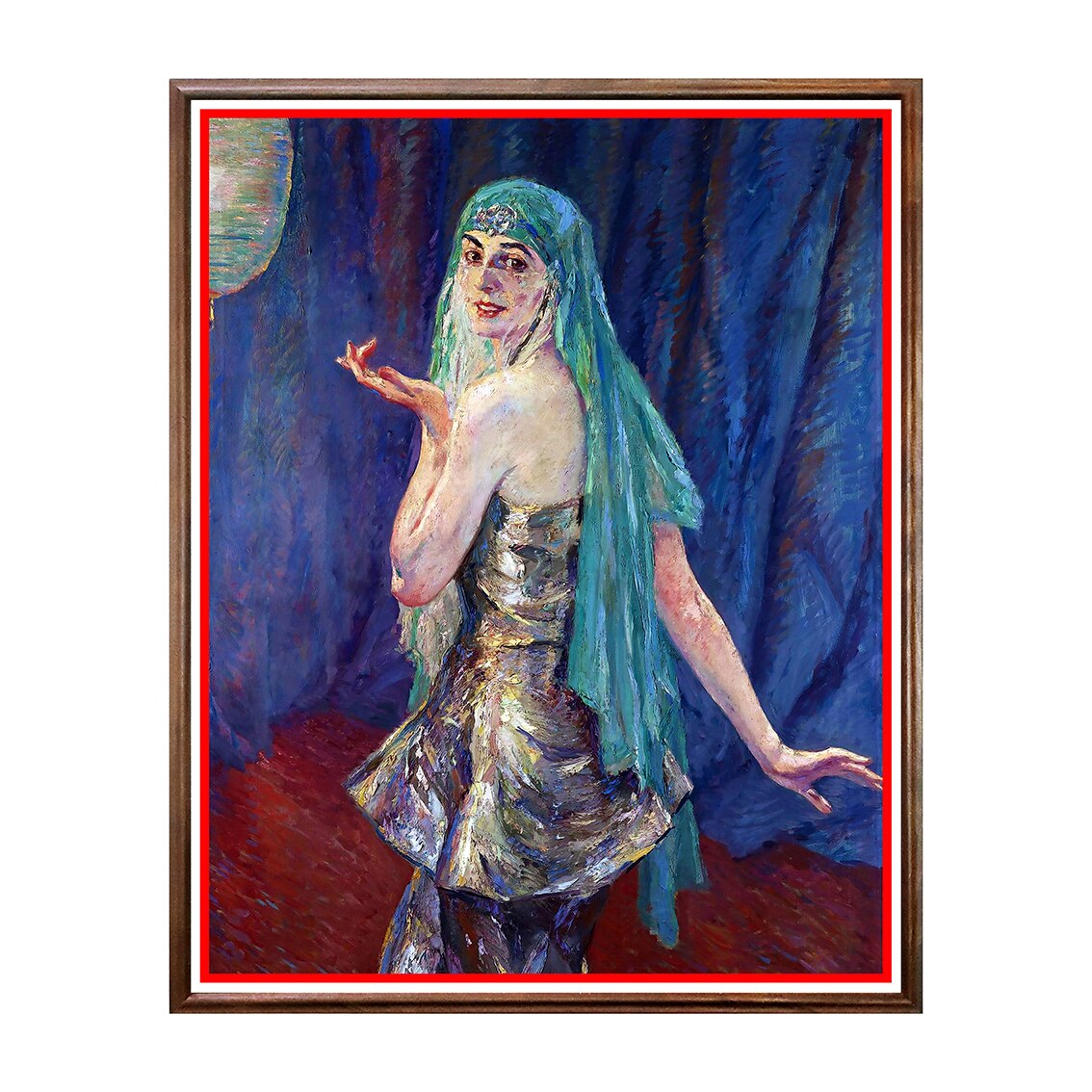 Tablou Poster, Arta Sec. XIX, Edward Cucuel - The Odalisque - ASN-049, 40 x 50 cm
