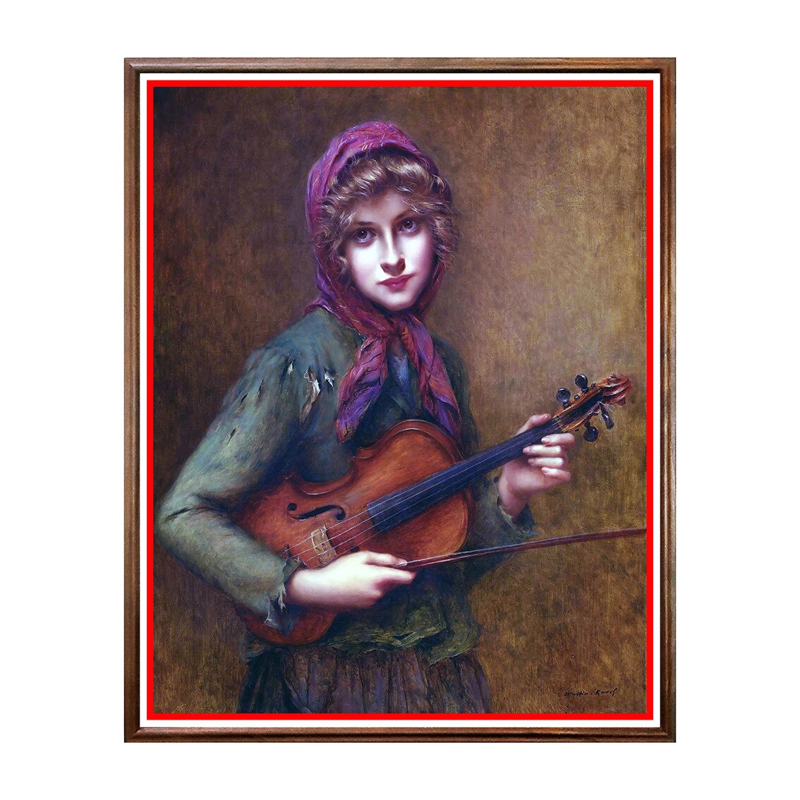 Tablou Poster, Arta Sec. XIX, Francois Martin-Kavel - ASN-054, 40 x 50 cm