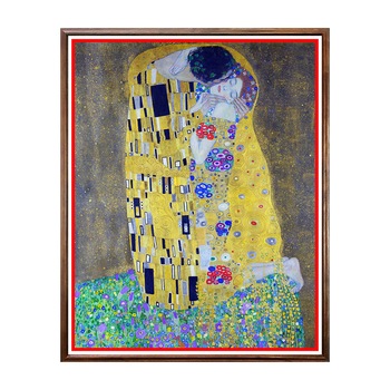 Tablou Poster, Arta Sec. XIX, Gustav Klimt - The Kiss - ASN-057, 40 x 50 cm Tablou Poster, Arta Sec. XIX, Gustav Klimt - The Kiss - ASN-057, 40 x 50 cm