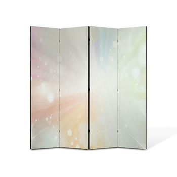 Paravan de Camera ArtDeco din 4 Panouri Abstract Decorativ Lumina puternica 140 x 150 cm Paravan de Camera ArtDeco din 4 Panouri Abstract Decorativ Lumina puternica 140 x 150 cm