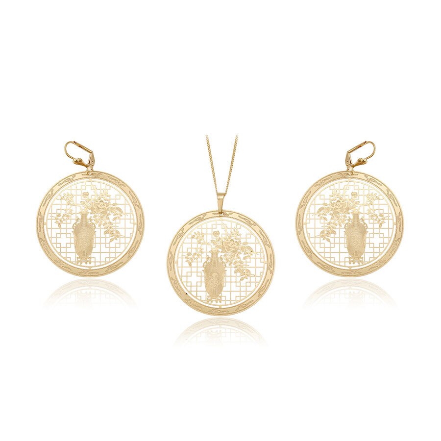 Set Gold Soul placat cu aur de 18K