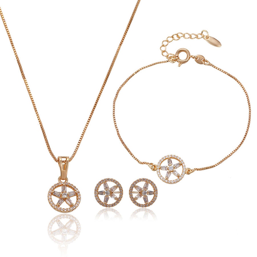 Set Seblero Gold Wheel placat cu aur de 18K
