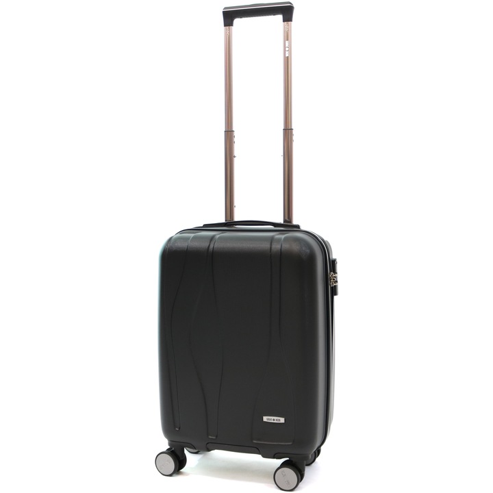 Куфар Lamonza Civic, Black, 55x36x22 см