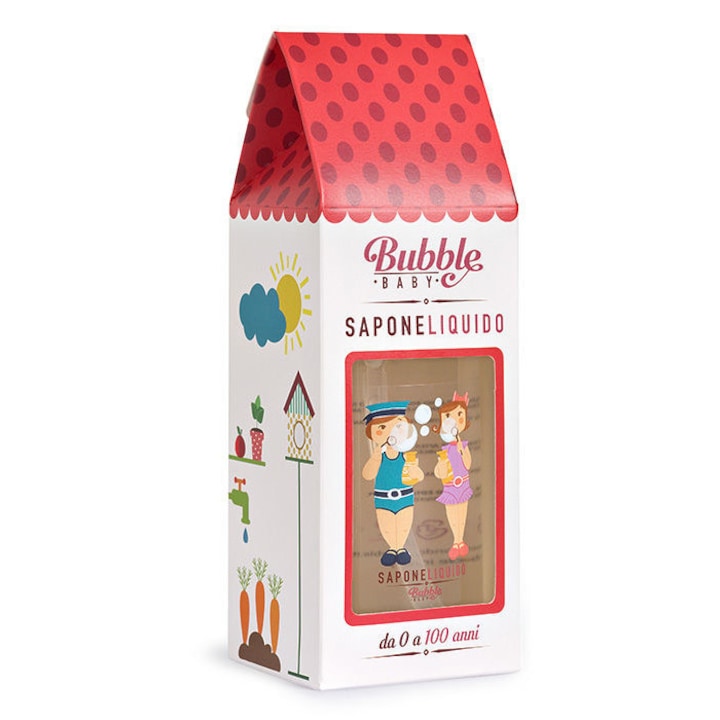 Sapun lichid organic pentru bebelusi si copii, 500ml BubbleEco