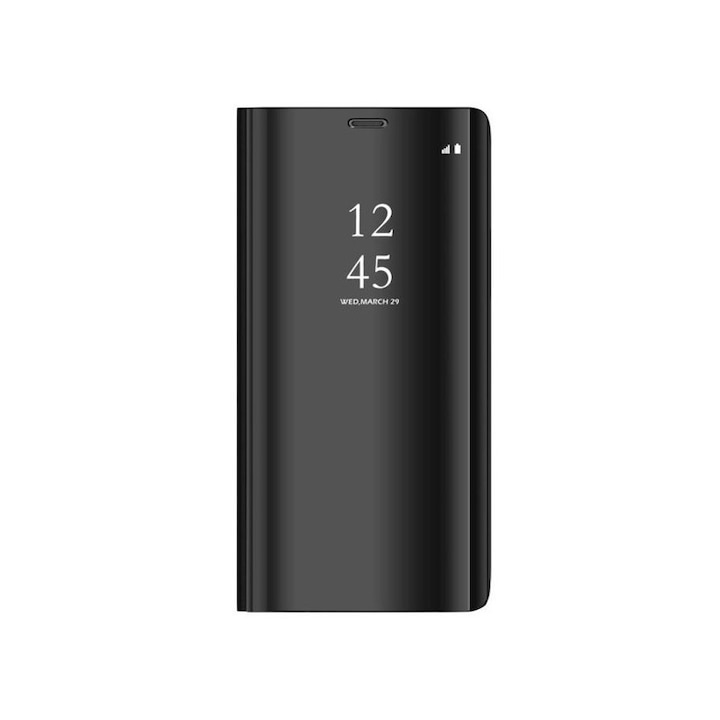 Husa Tip Carte Mirror Compatibila Cu Samsung Galaxy S9+ Plus Negru