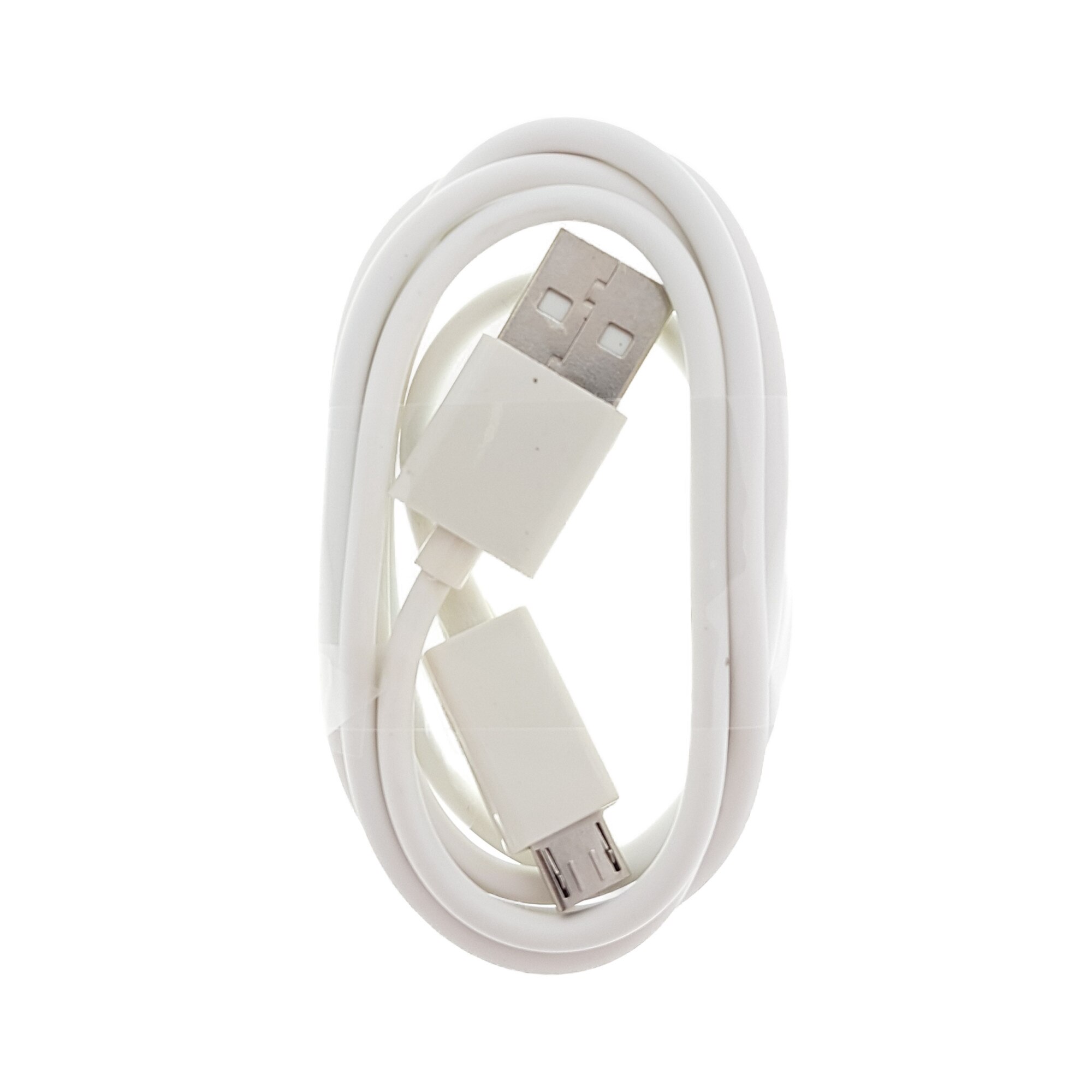 Cablu Omega micro USB , incarcare & date, 1 m, alb cauciucat [44343]