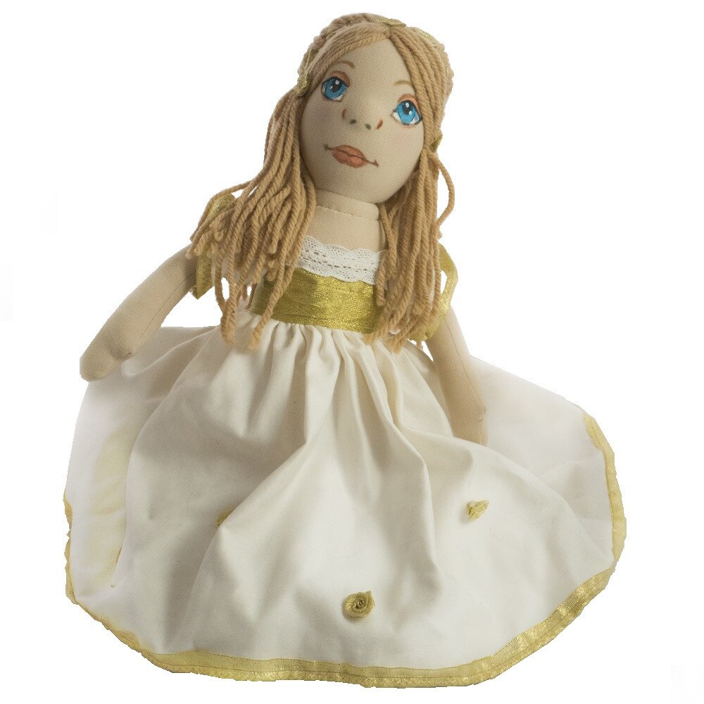 Papusa handmade printesa, Casuta din Povesti, 52 cm, +5 ani