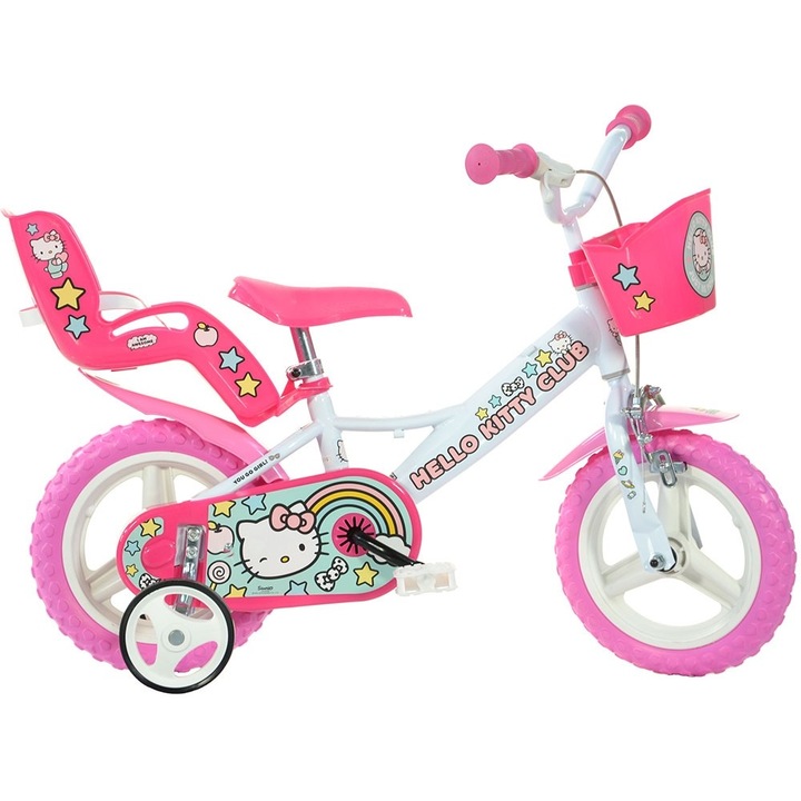 Детски велосипед Dino Bikes 12'', Hello Kitty