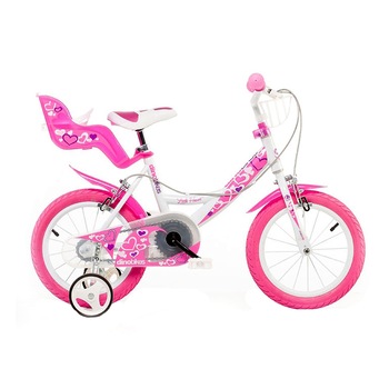 Bicicleta copii Dino Bikes 16'', Hello Kitty Bicicleta copii Dino Bikes 16'', Hello Kitty
