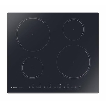 Plita incorporabila Candy CIB640DV3PM, Inductie, 4 zone de gatit, Touch control, 60 cm, Sticla neagra Plita incorporabila Candy CIB640DV3PM, Inductie, 4 zone de gatit, Touch control, 60 cm, Sticla neagra