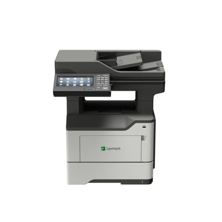 Мултифункционално лазерно устройство Lexmark MX622adhe, монохромен, принтер/копир/скенер/факс, 1200 x 1200 dpi, 47 стр/мин., LAN 1000, USB, A4