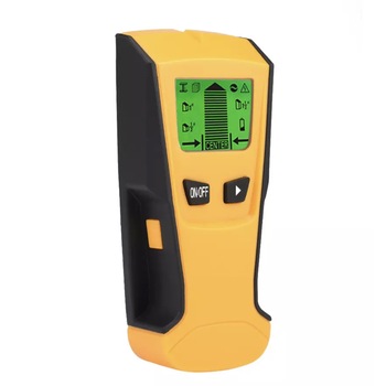 Detector cabluri electrice ,curent , metal , armatura , profile rigips, grinzi lemn, raza actiune 76mm , Floureon Detector cabluri electrice ,curent , metal , armatura , profile rigips, grinzi lemn, raza actiune 76mm , Floureon