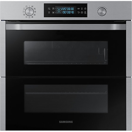 Cuptor incorporabil Samsung NV75N5641RS/OL, Electric, Autocuratare catalitica, 75 l, Clasa A+, Grill, Dual Cook Flex, Inox