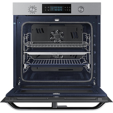 Cuptor incorporabil Samsung NV75N5641RS/OL, Electric, Autocuratare catalitica, 75 l, Clasa A+, Grill, Dual Cook Flex, Inox