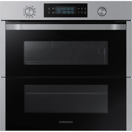 Cuptor incorporabil Samsung NV75N5671RS/OL, Electric, 75 l, Dual Cook Flex, Grill, Autocuratare pirolitica, Clasa A+, Inox