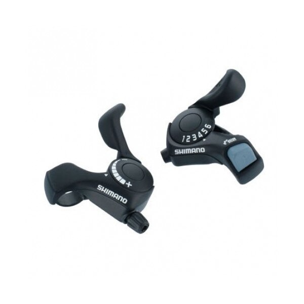 Set manete shimbator 3x6 viteze Shimano Tourney TX30 negre - eMAG.ro