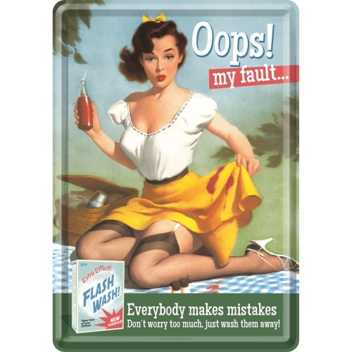 Placa metalica decor 10x14 cm 