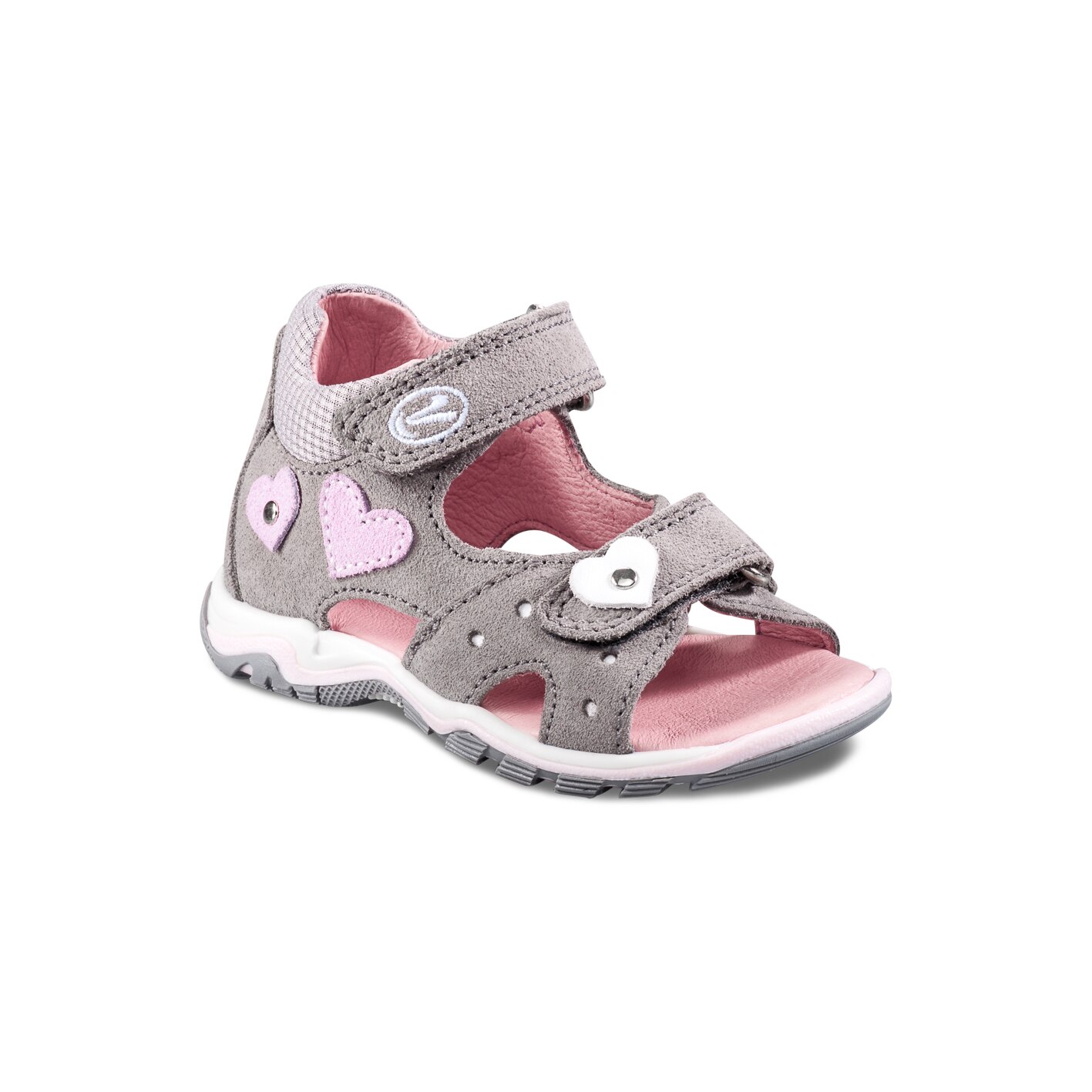 Sandale fete Richter, Gri, Roz, 22