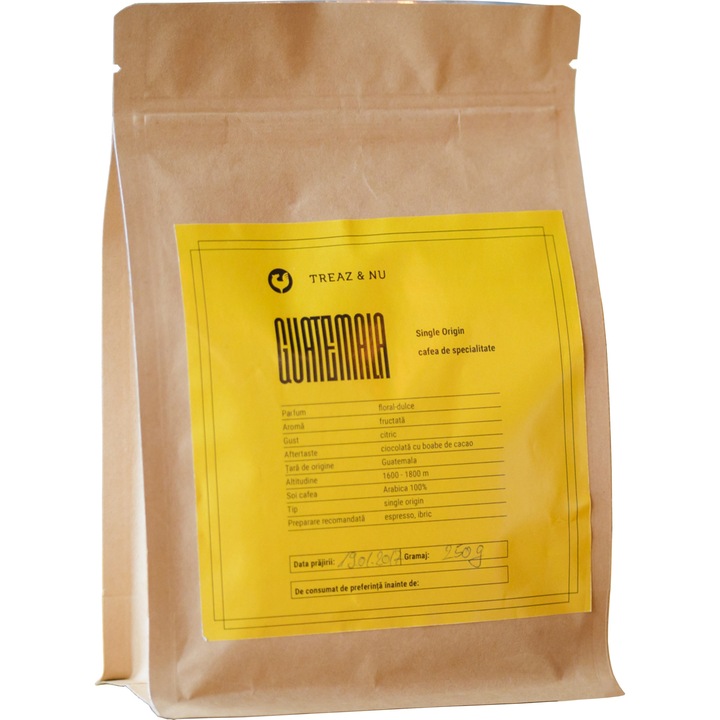 Cafea de specialitate 100% arabica, Guatemala, 250 g