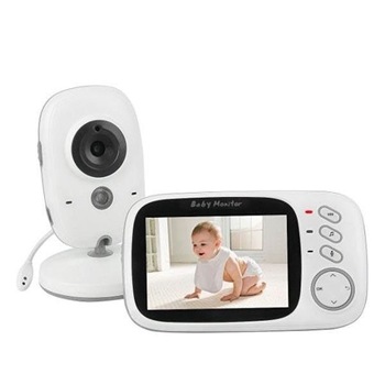 Baby Monitor Audio - Video Comfort, Wireless, Ecran 3.2 Inch LCD, Night Vision, Senzor Temperatura, Talk-back, Cantece de Leagan Baby Monitor Audio - Video Comfort, Wireless, Ecran 3.2 Inch LCD, Night Vision, Senzor Temperatura, Talk-back, Cantece de Leagan