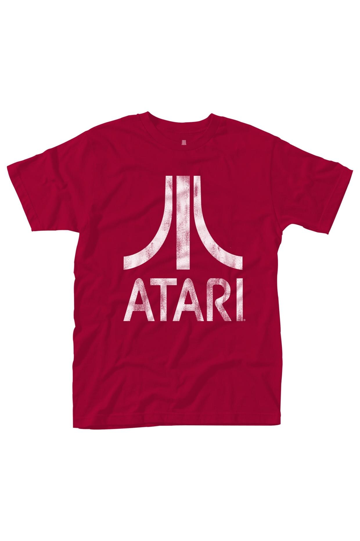 Tricou pentru barbati, Atari, Logo, Burgundy, S