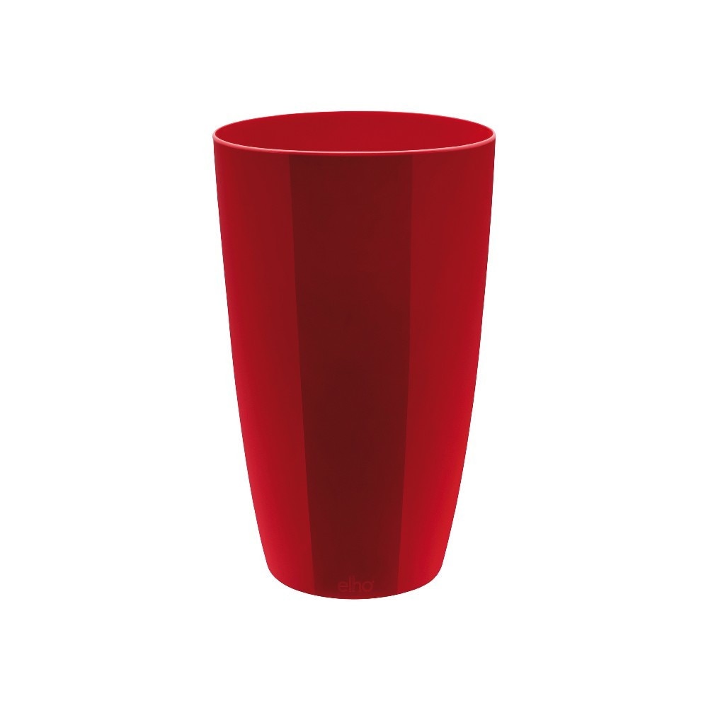 Masca de ghiveci Brussels Diamond Round High cu diametrul de 32 cm pentru plante de interior rosu