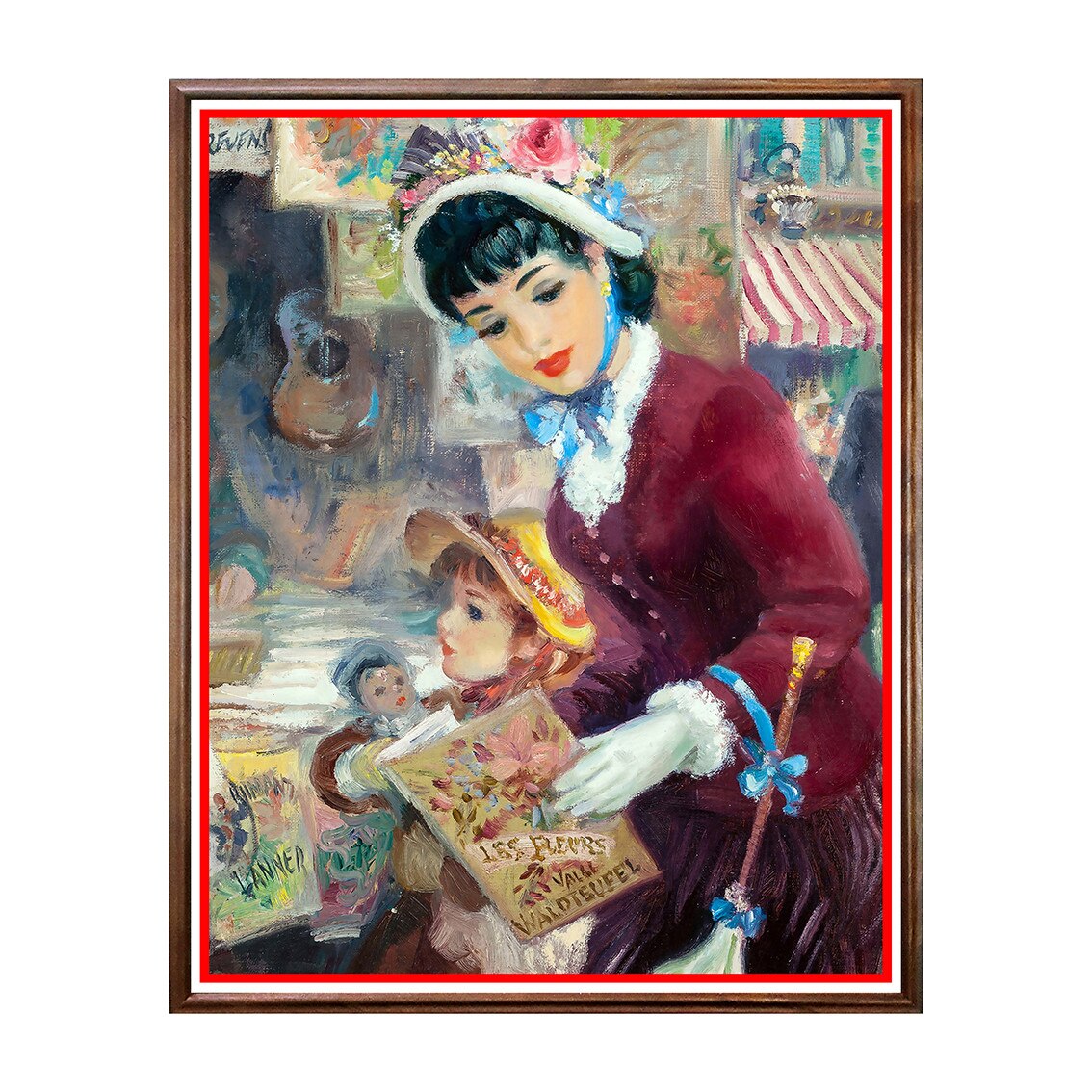 Tablou Poster, Arta Sec. XIX, John Frederick Lloyd Strevens - Souvenir de Waldteufel - ASN-077, 40 x 50 cm