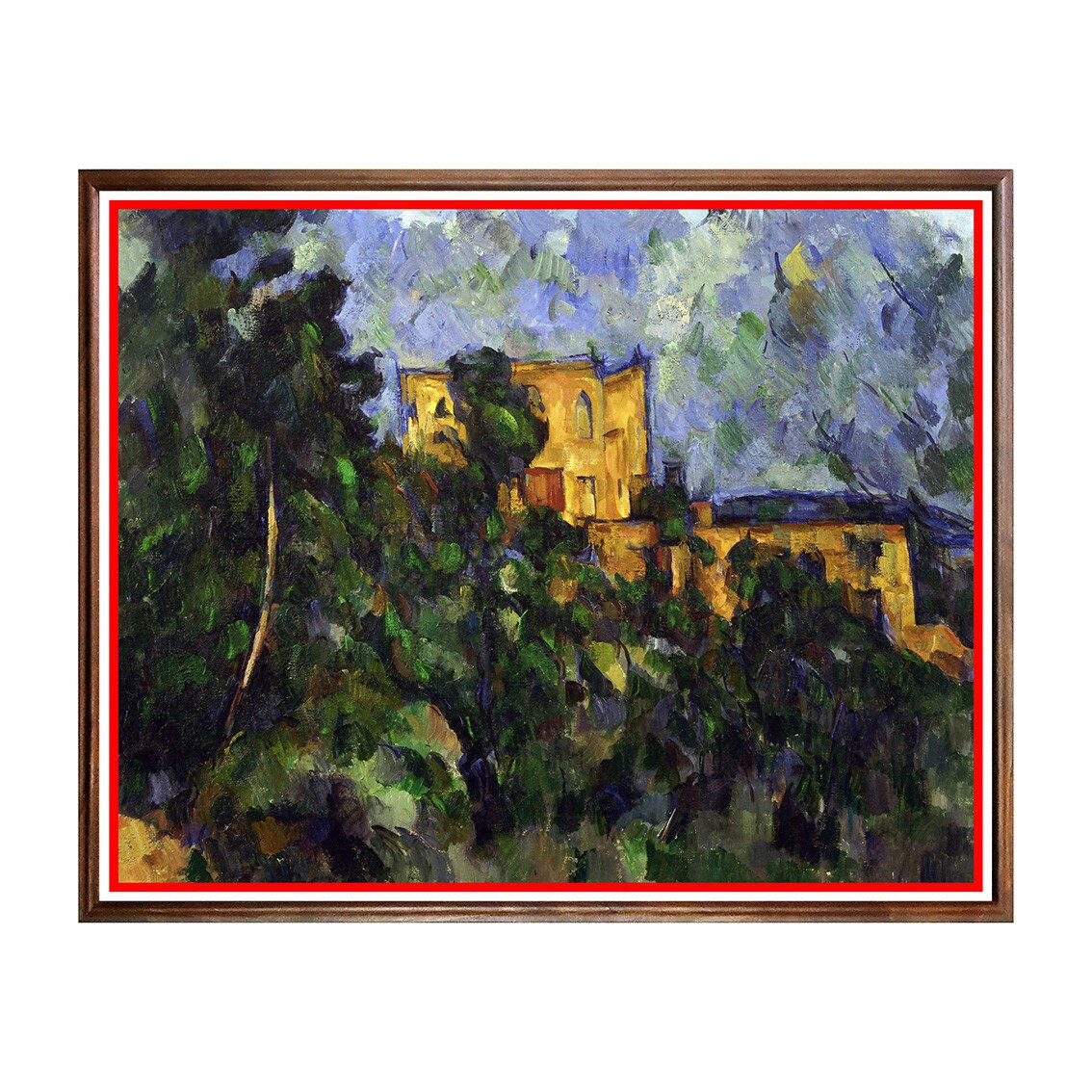 Tablou Poster, Arta Sec. XIX, Paul Cézanne - Chateau Noir - ASN-087, 40 x 50 cm