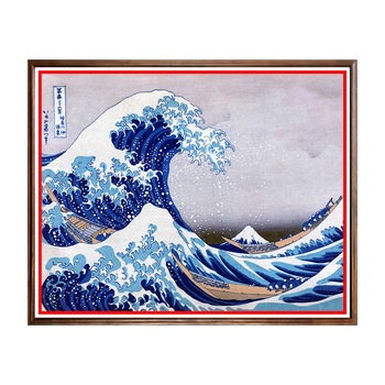 Tablou Poster, Arta Sec. XIX, Katsushika Hokusai - The Great Wave at Kanagawa - ASN-078, 40 x 50 cm Tablou Poster, Arta Sec. XIX, Katsushika Hokusai - The Great Wave at Kanagawa - ASN-078, 40 x 50 cm